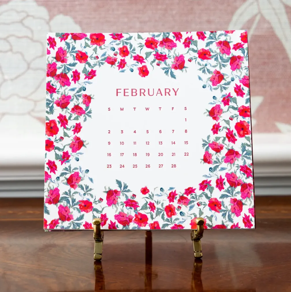 2025 Calendar in The Mayfair Box