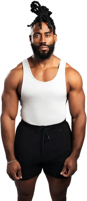 Beaters, Men's Tank Tops, Cotton Spandex Blend Tanks for Men, Comfortable, Durable Ribbed Fabric, Please Size UP