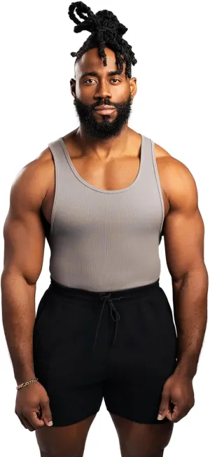 Beaters, Men's Tank Tops, Cotton Spandex Blend Tanks for Men, Comfortable, Durable Ribbed Fabric, Please Size UP