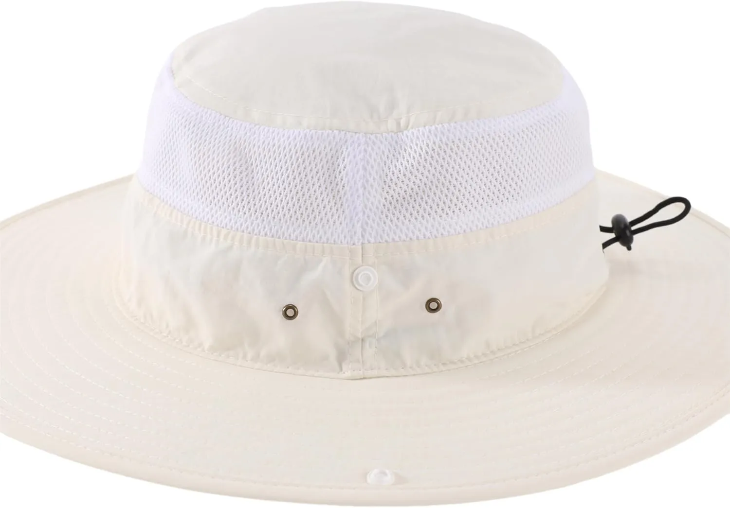 Connectyle Wide Brim Sun Hat for Men Breathable Cowboy Boonie Hat UPF 50  Sun Protection Bucket Hat for Fishing Hiking