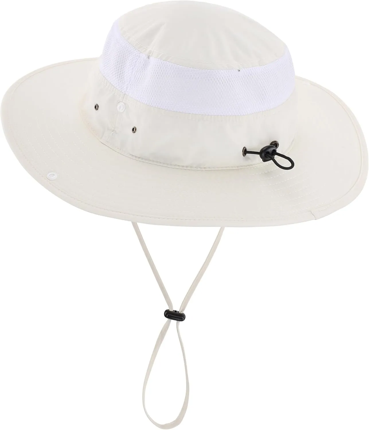 Connectyle Wide Brim Sun Hat for Men Breathable Cowboy Boonie Hat UPF 50  Sun Protection Bucket Hat for Fishing Hiking