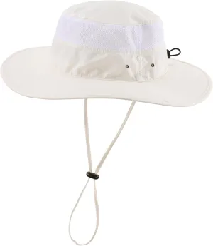 Connectyle Wide Brim Sun Hat for Men Breathable Cowboy Boonie Hat UPF 50  Sun Protection Bucket Hat for Fishing Hiking