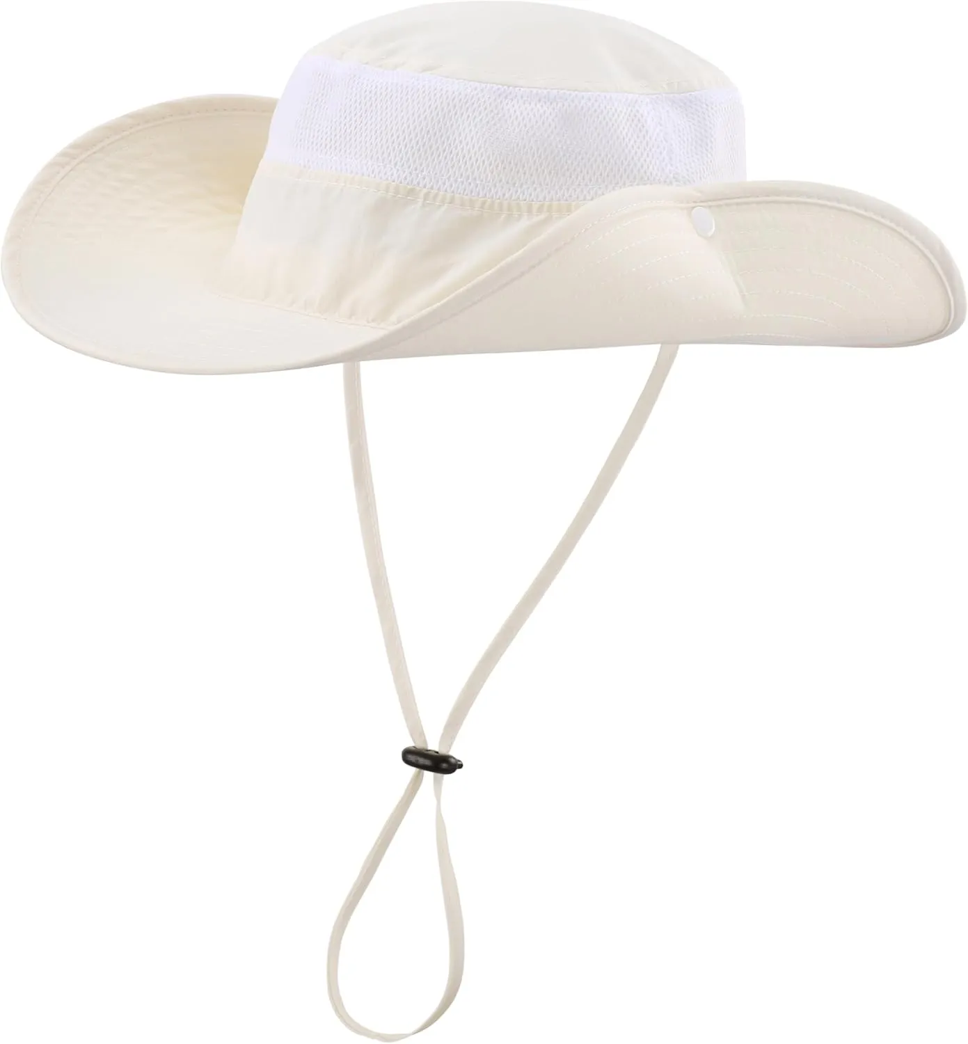 Connectyle Wide Brim Sun Hat for Men Breathable Cowboy Boonie Hat UPF 50  Sun Protection Bucket Hat for Fishing Hiking