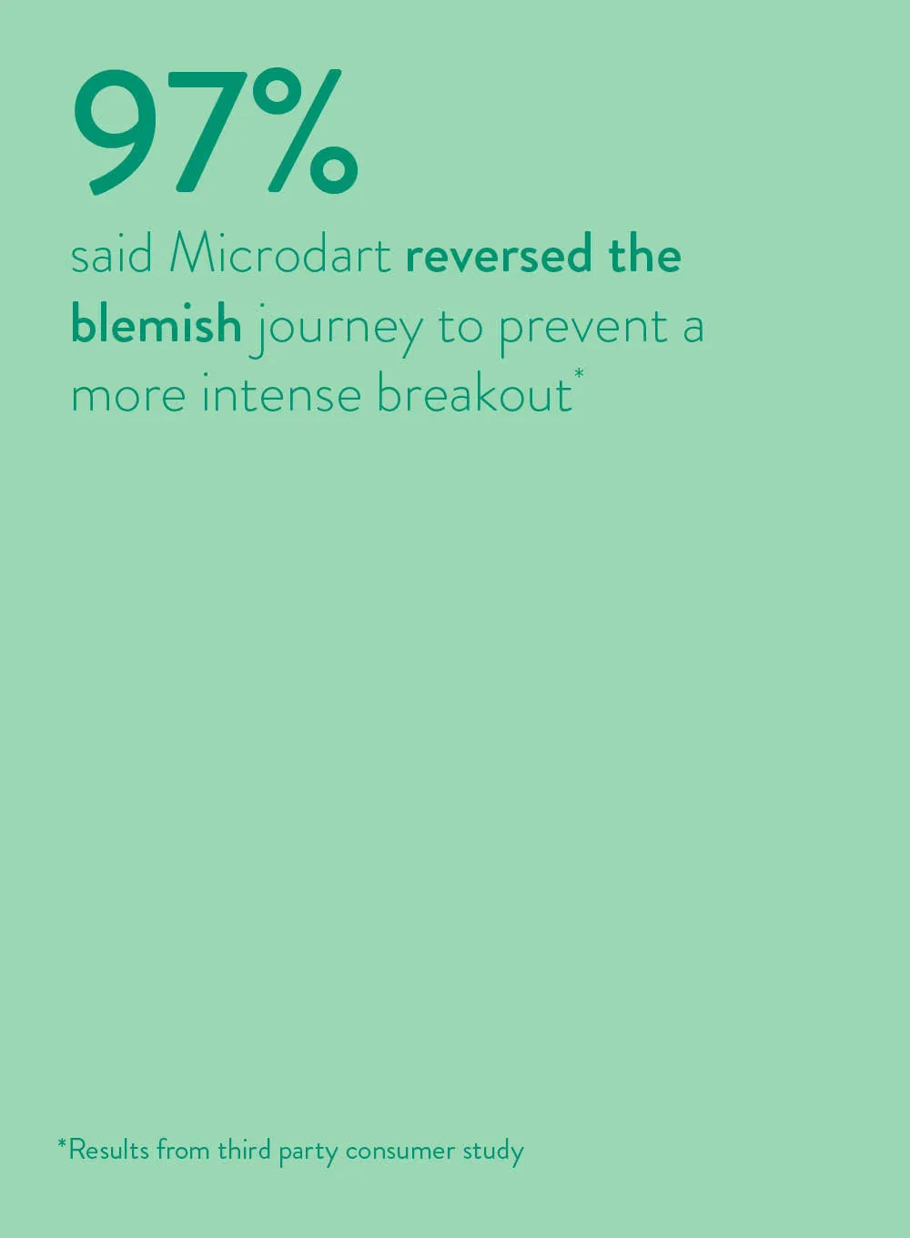 Deep Blemish Microdarts