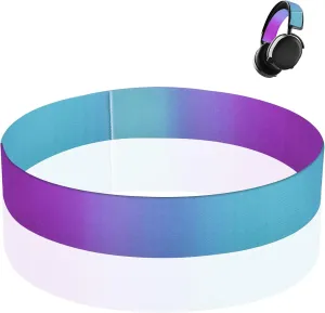 SteelSeries Arctis Pro & 7 Compatible Headband Replacement - Elasticity Fabric Head Band (Purple & Blue)