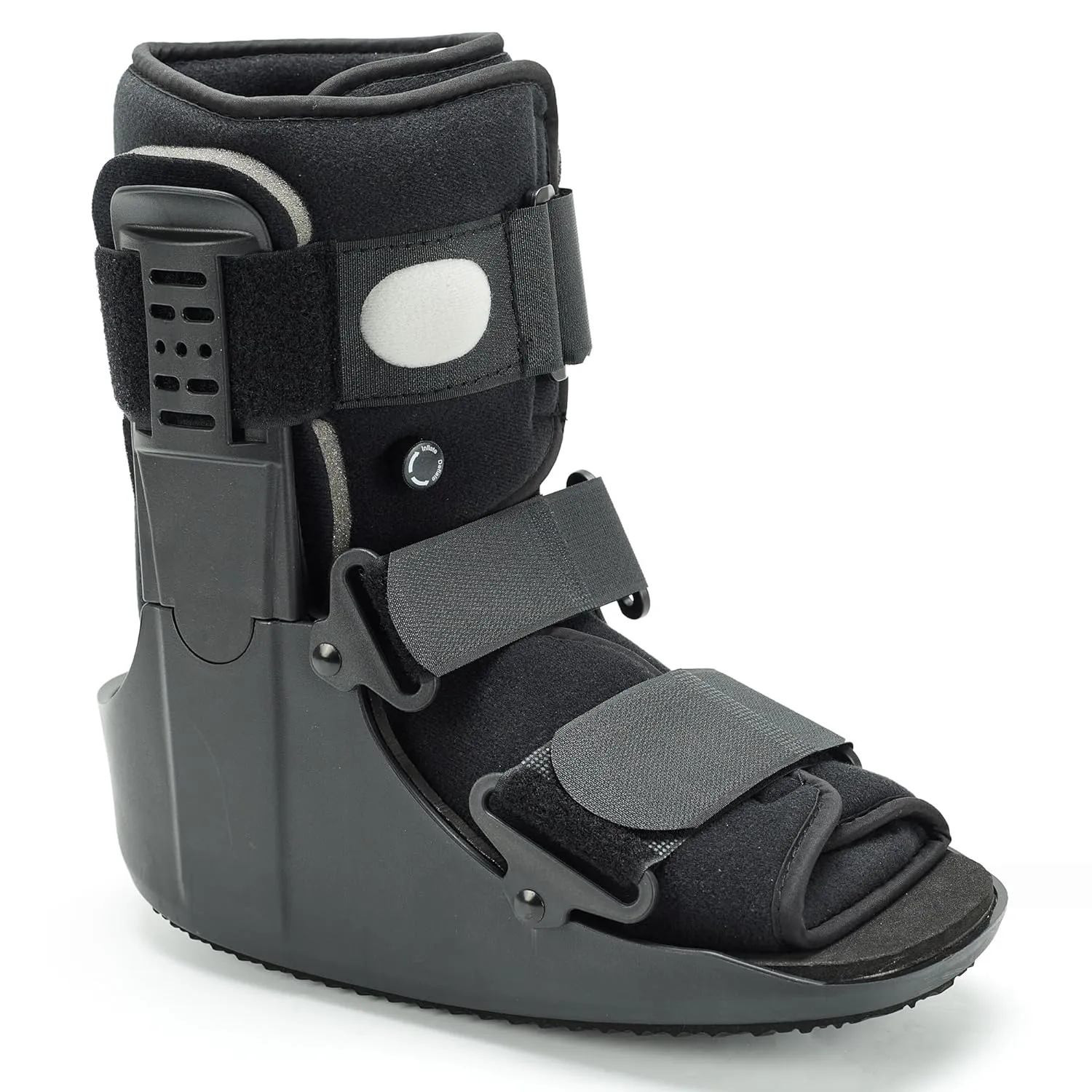 Walking Boot for Broken Foot & Injuries - Lightweight Medical Boot with Anti-Slip Sole, Adjustable Straps & Rigid Support for Ankle/Foot Recovery S