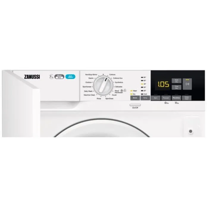 Zanussi Z716WT83BI 7 4 kg 1600 Spin Integrated Washer Dryer